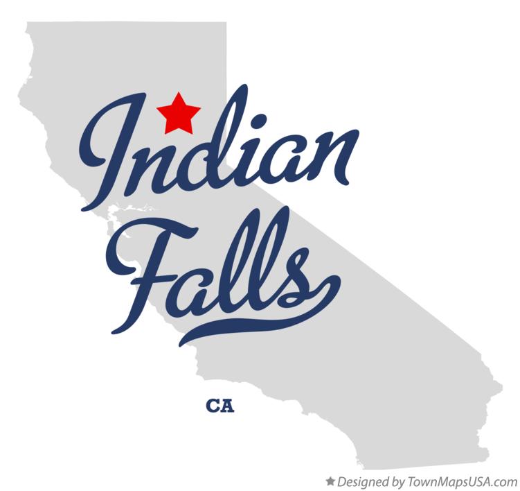 Map of Indian Falls California CA