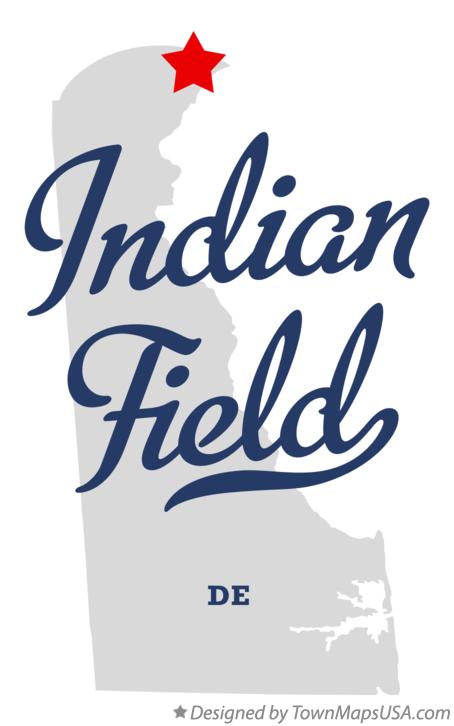 Map of Indian Field Delaware DE