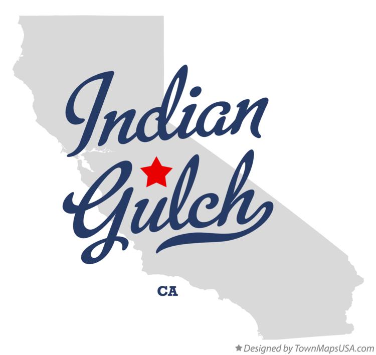 Map of Indian Gulch California CA