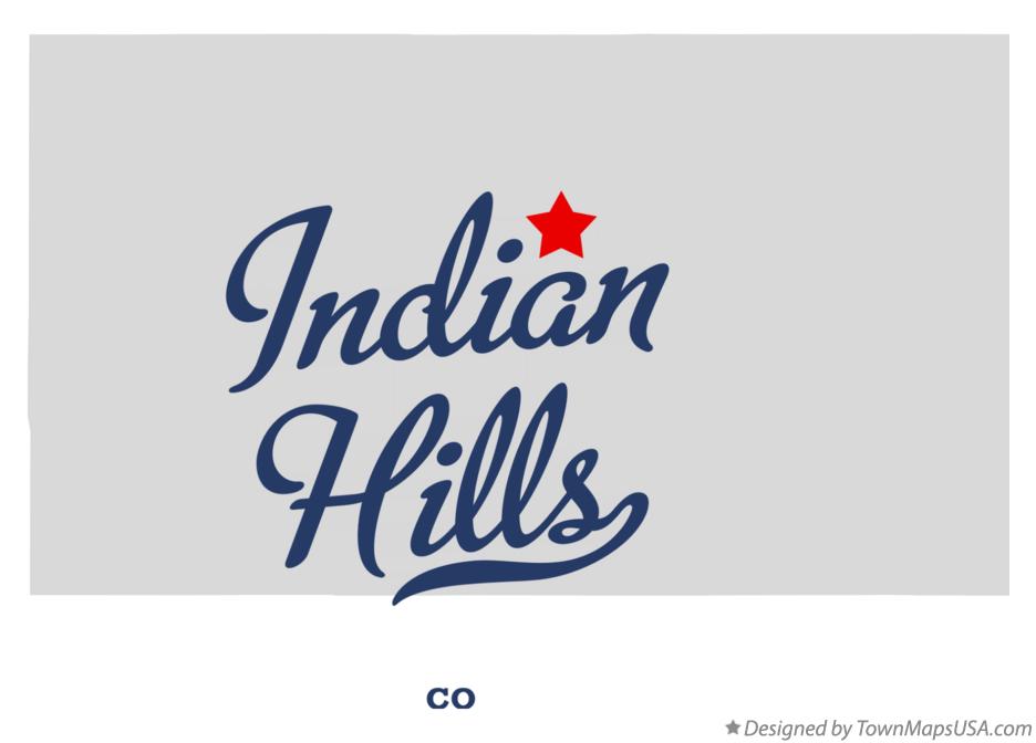 Map of Indian Hills Colorado CO