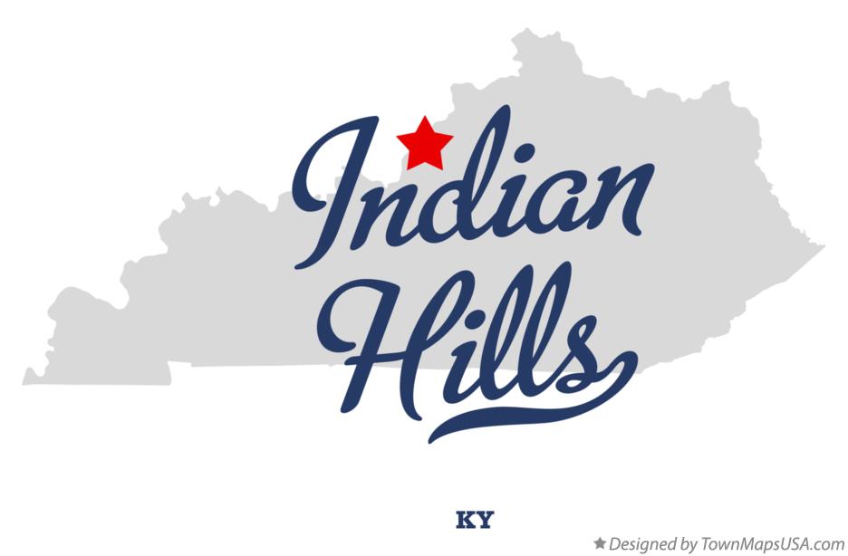 Map of Indian Hills Kentucky KY
