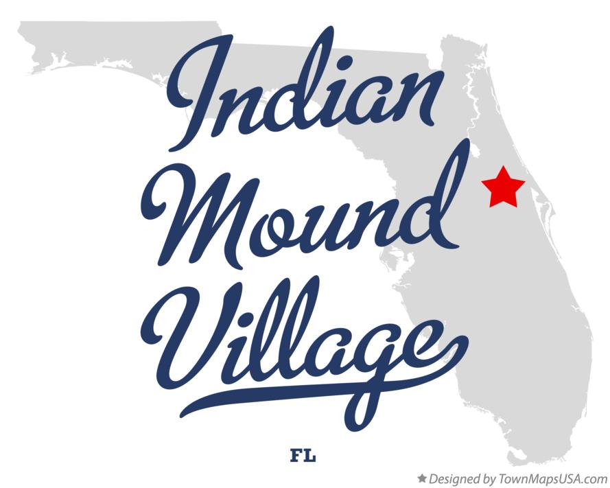 Map of Indian Mound Village Florida FL