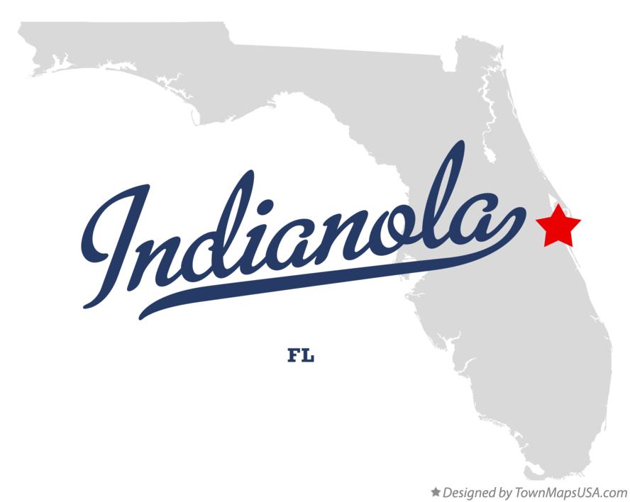 Map of Indianola Florida FL