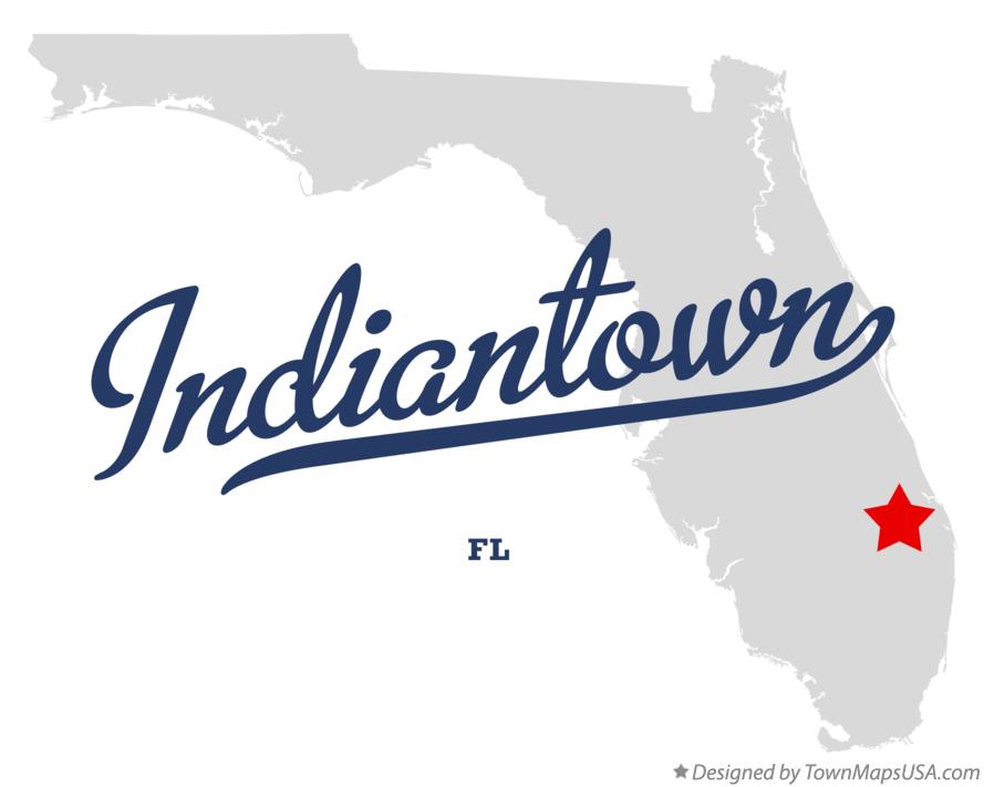 Map of Indiantown Florida FL