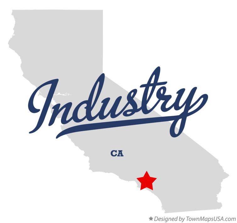 Map of Industry California CA
