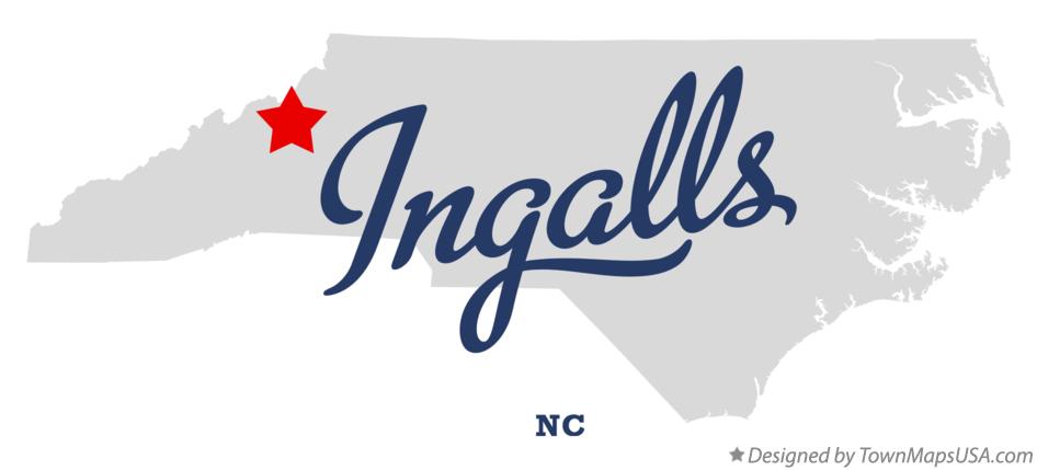 Map of Ingalls North Carolina NC