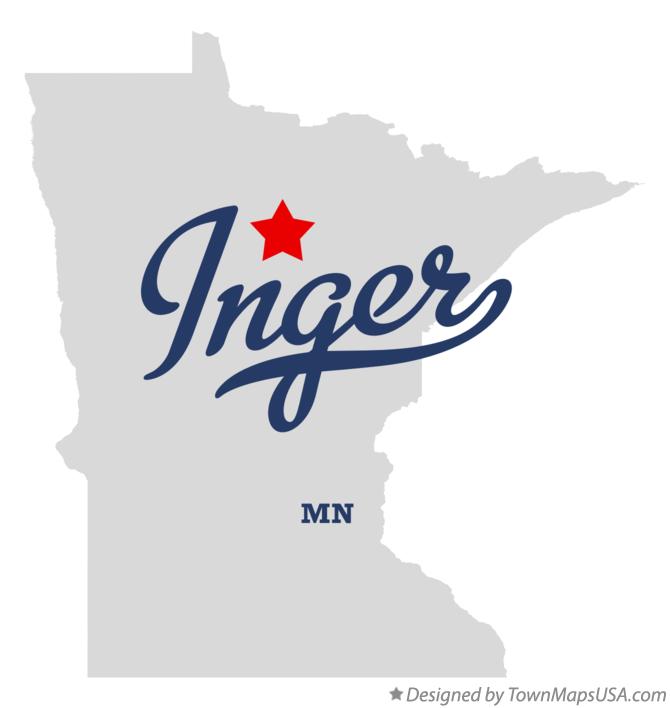 Map of Inger Minnesota MN
