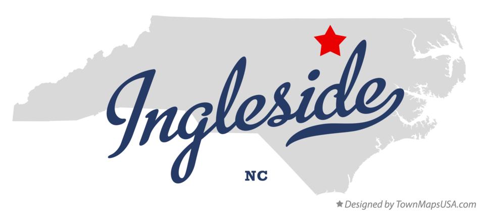 Map of Ingleside North Carolina NC