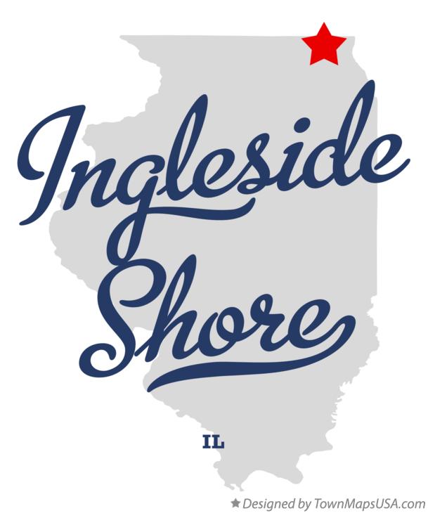 Map of Ingleside Shore Illinois IL