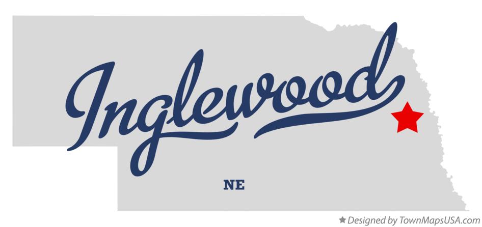 Map of Inglewood Nebraska NE