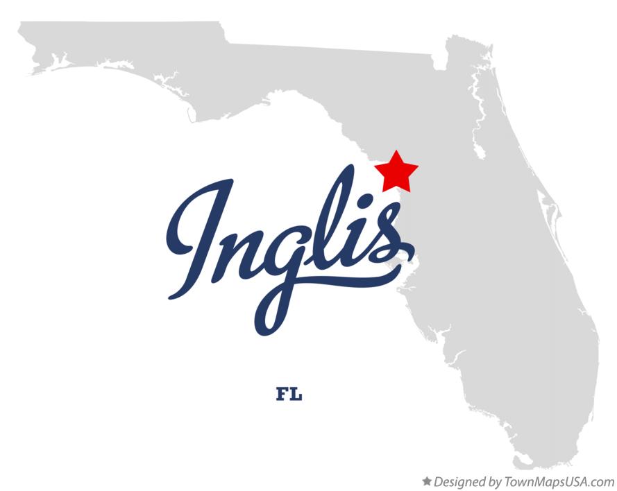 Map of Inglis Florida FL