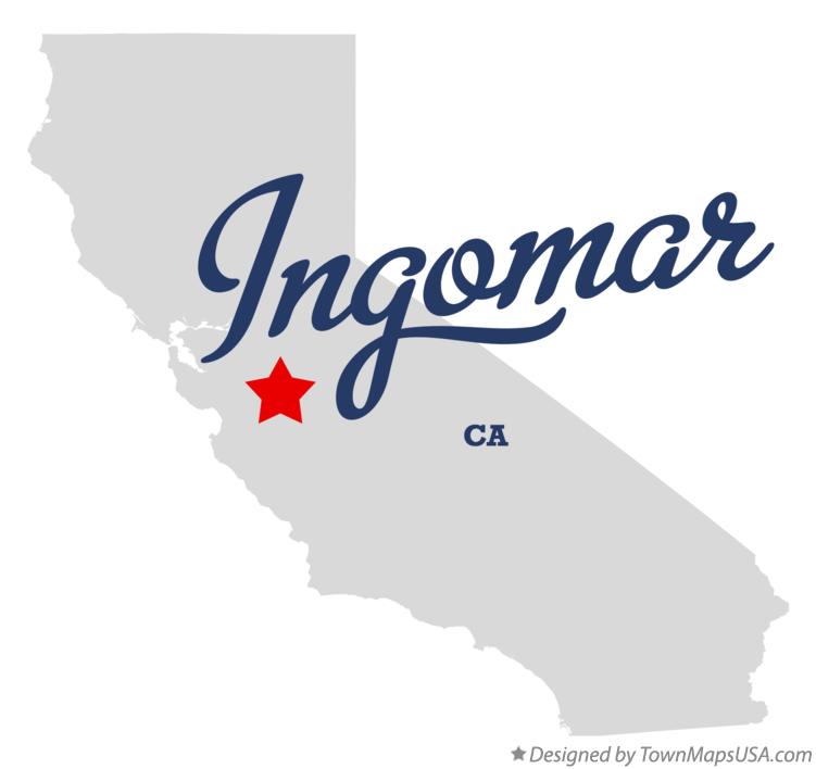 Map of Ingomar California CA