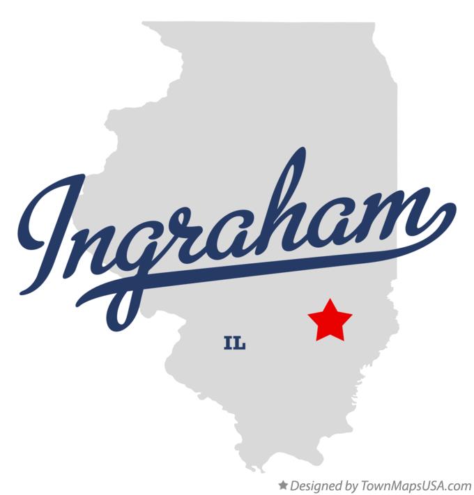 Map of Ingraham Illinois IL