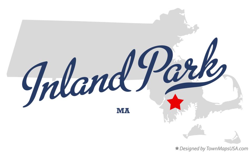 Map of Inland Park Massachusetts MA