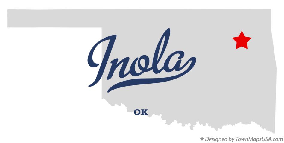 Map of Inola Oklahoma OK