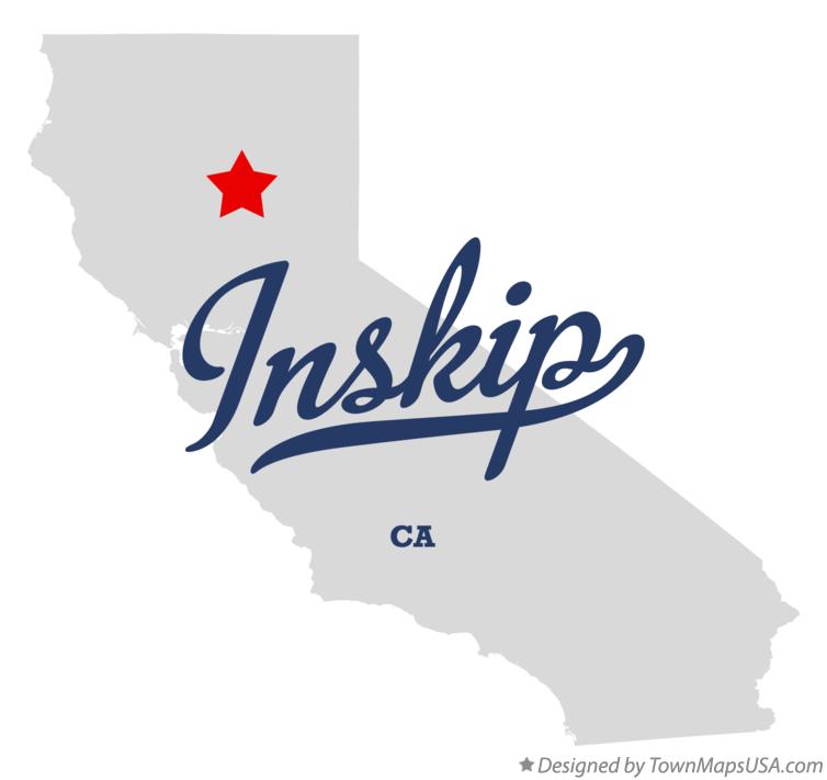 Map of Inskip California CA