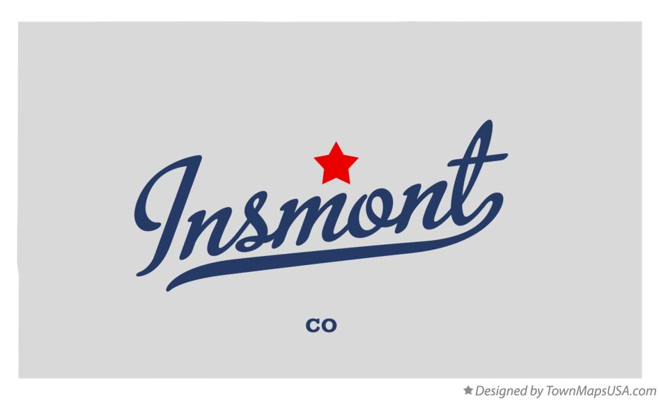 Map of Insmont Colorado CO