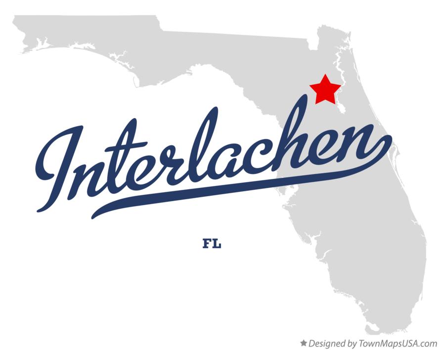 Map of Interlachen Florida FL