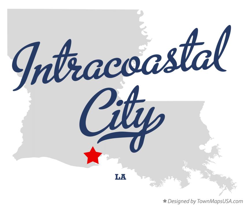 Map of Intracoastal City Louisiana LA