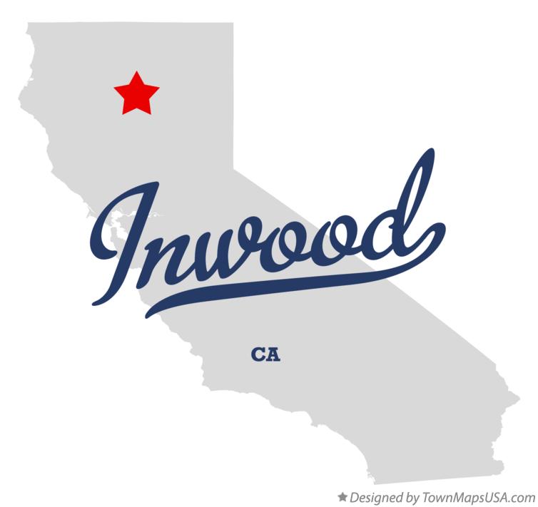 Map of Inwood California CA