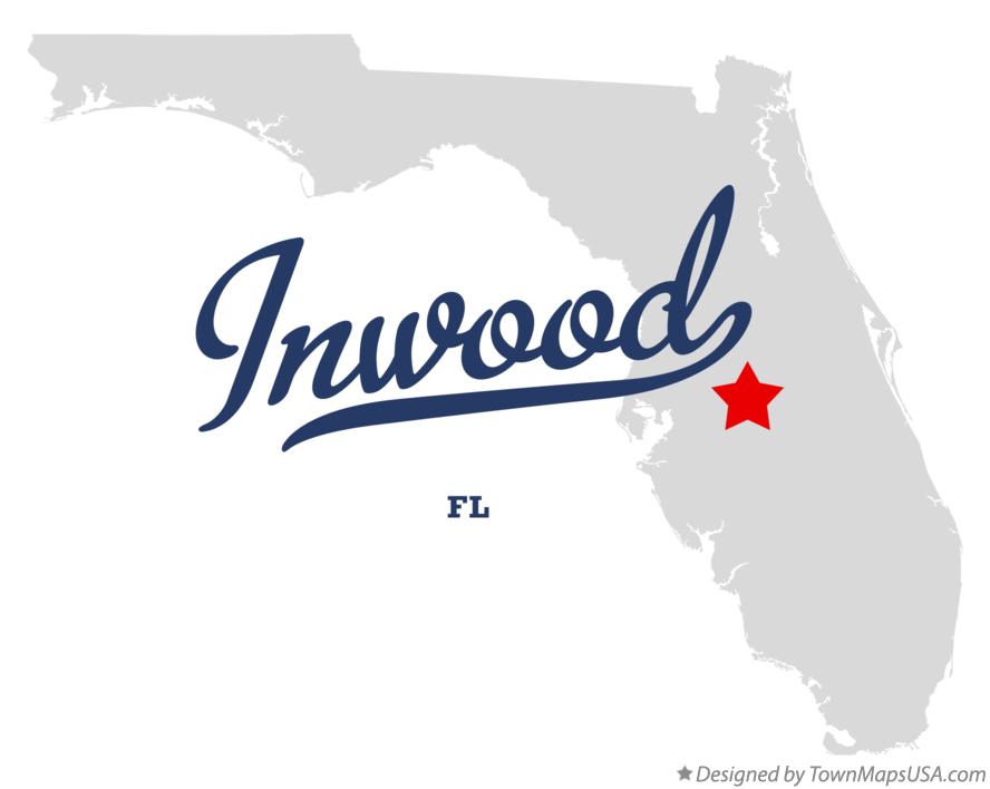 Map of Inwood Florida FL
