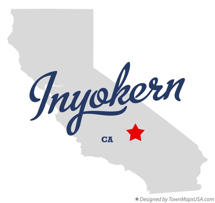 Map of Inyokern California CA