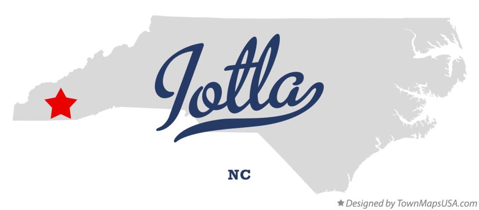 Map of Iotla North Carolina NC