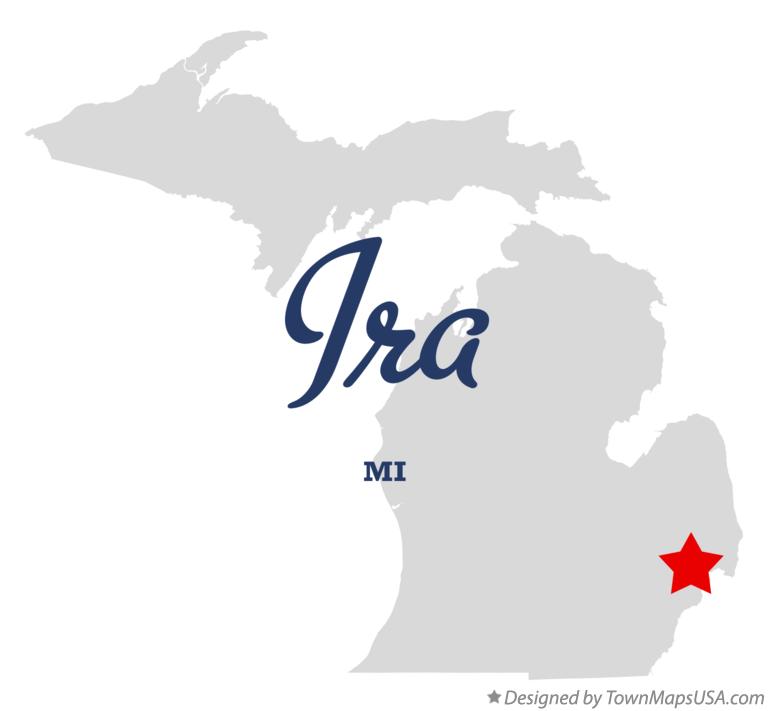 Map of Ira Michigan MI