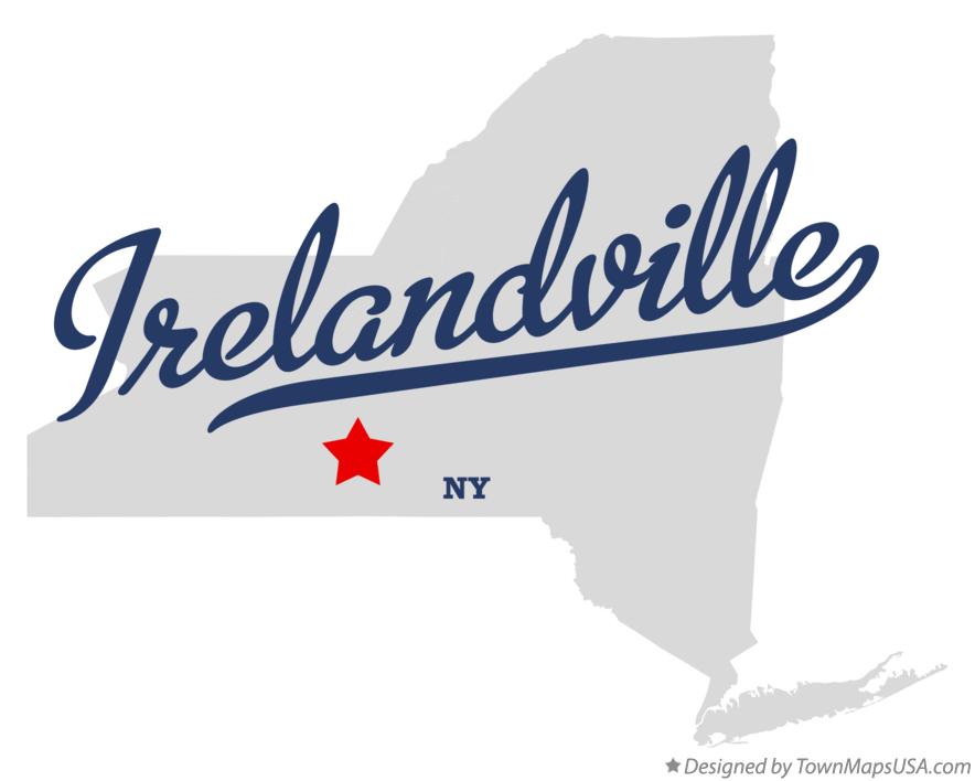 Map of Irelandville New York NY