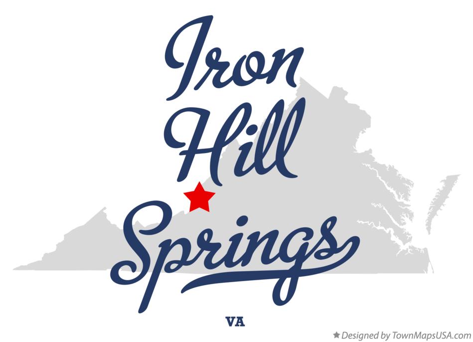 Map of Iron Hill Springs Virginia VA