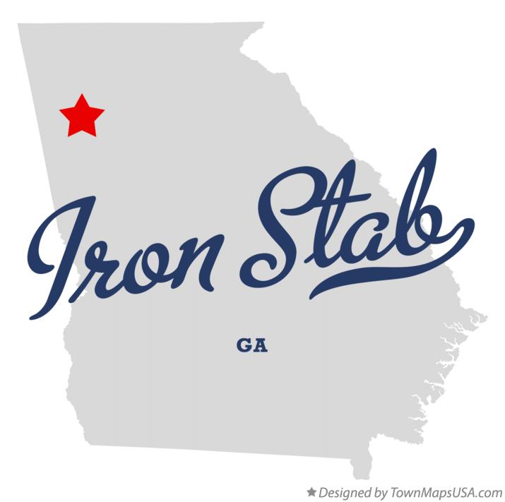Map of Iron Stab Georgia GA