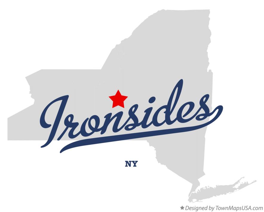 Map of Ironsides New York NY