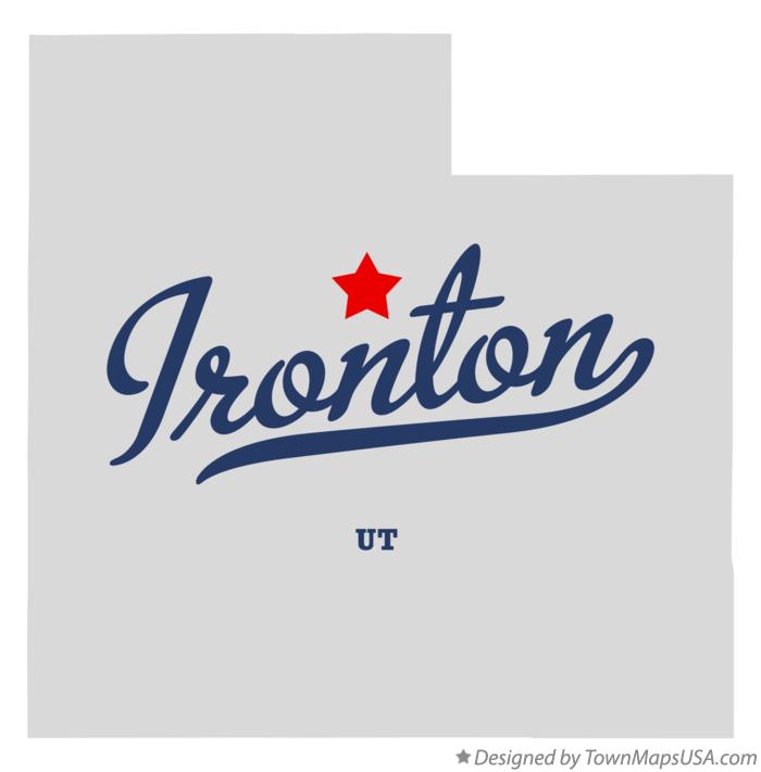 Map of Ironton Utah UT