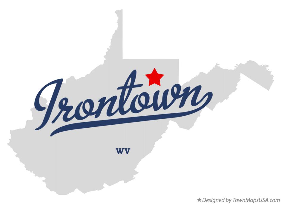 Map of Irontown West Virginia WV