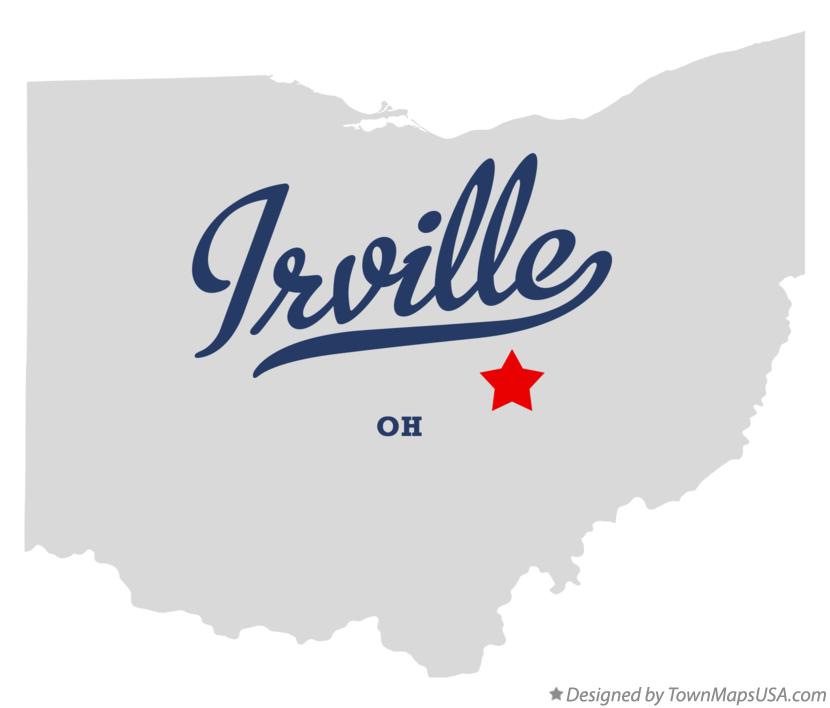 Map of Irville Ohio OH