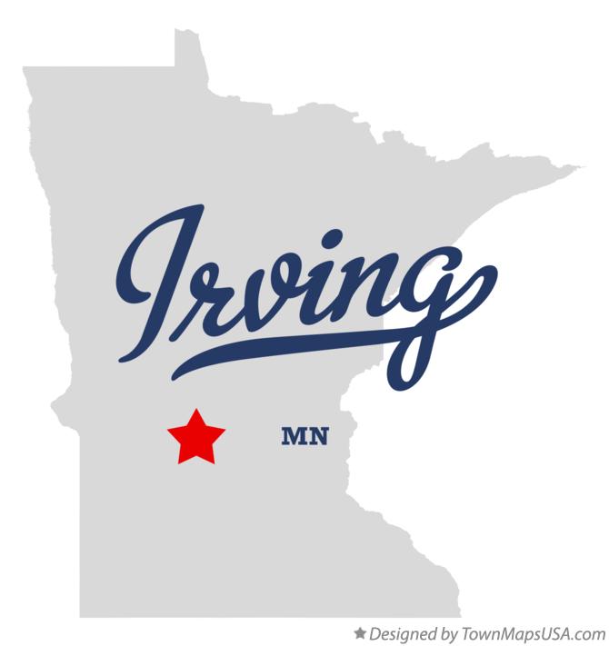 Map of Irving Minnesota MN