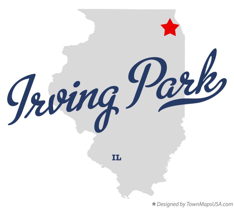 Map of Irving Park Illinois IL