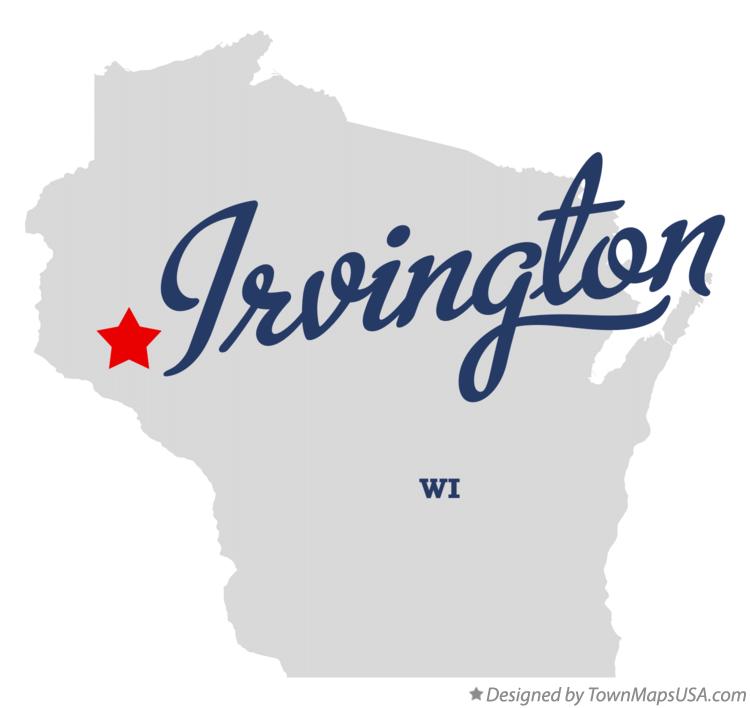 Map of Irvington Wisconsin WI