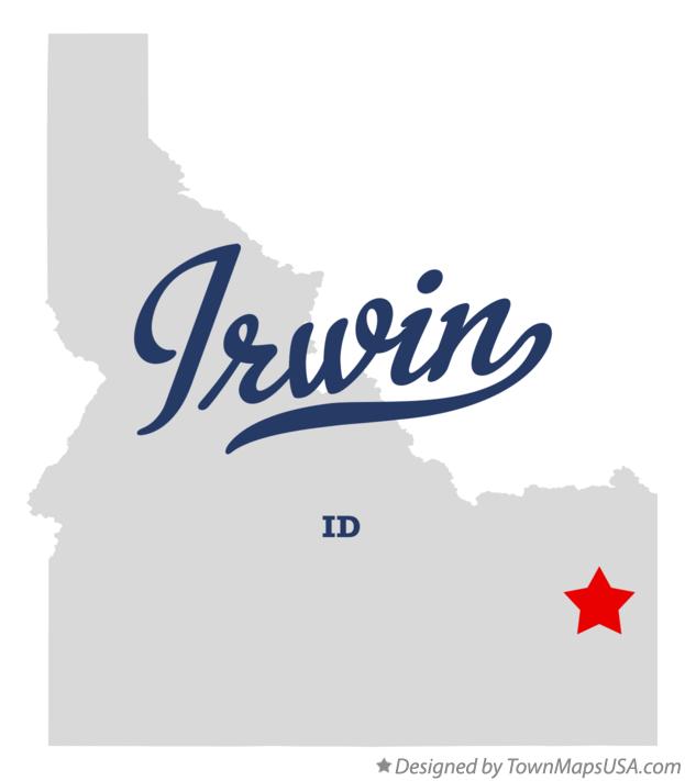 Map of Irwin Idaho ID