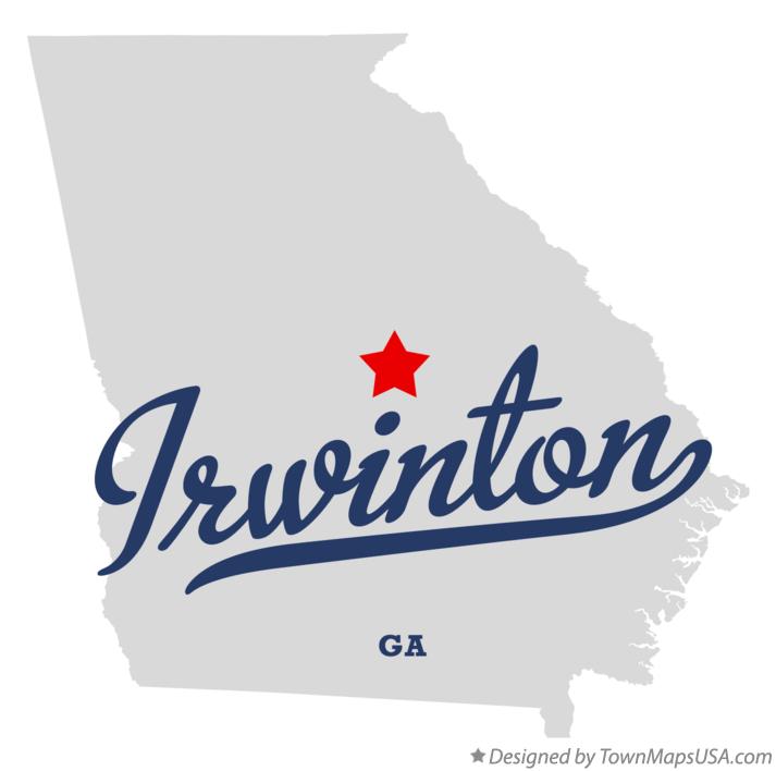Map of Irwinton Georgia GA