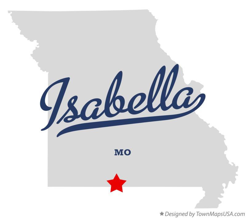 Map of Isabella Missouri MO
