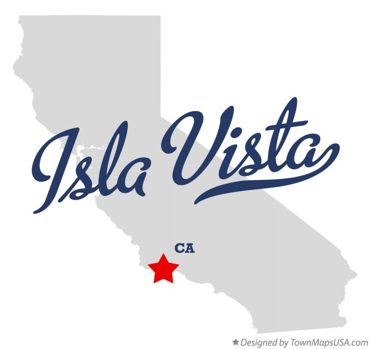 Map of Isla Vista California CA