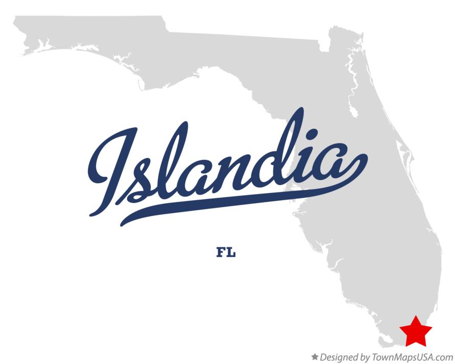 Map of Islandia Florida FL