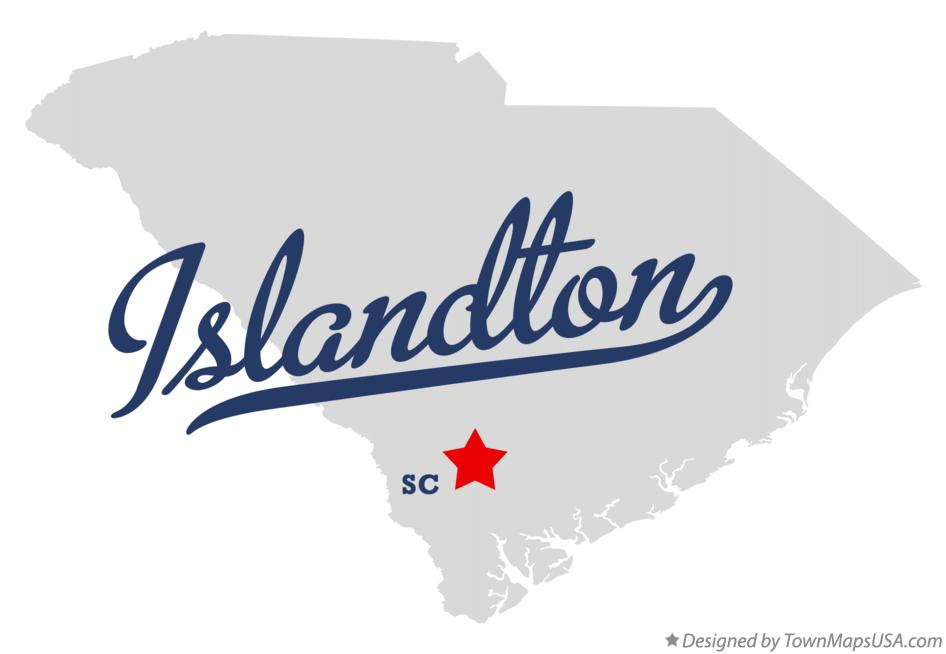 Map of Islandton South Carolina SC