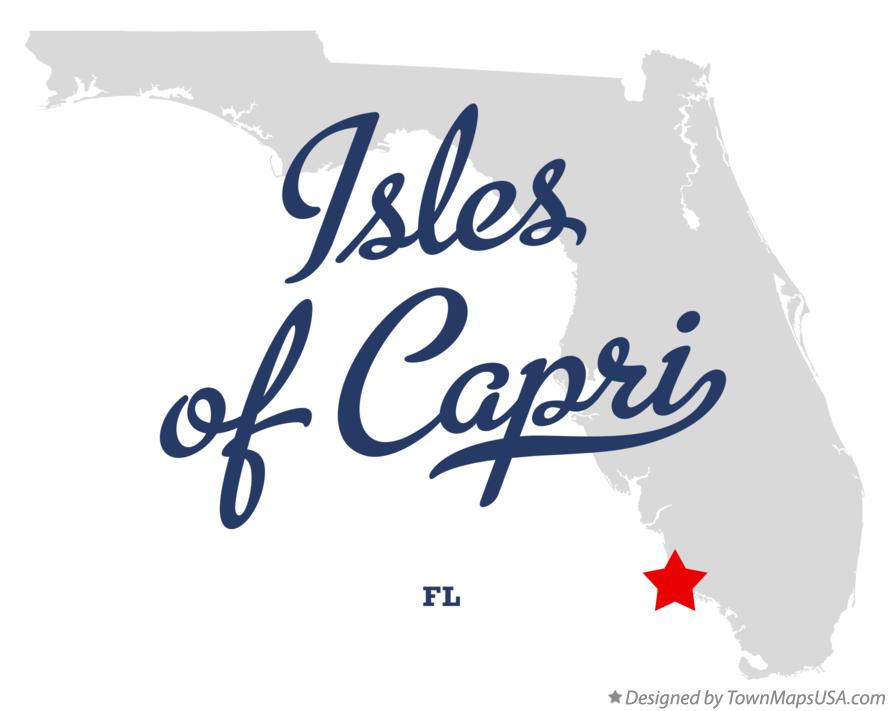 Map of Isles of Capri Florida FL