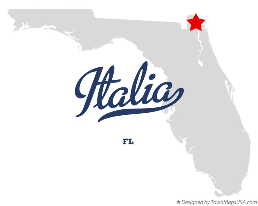 Map of Italia Florida FL