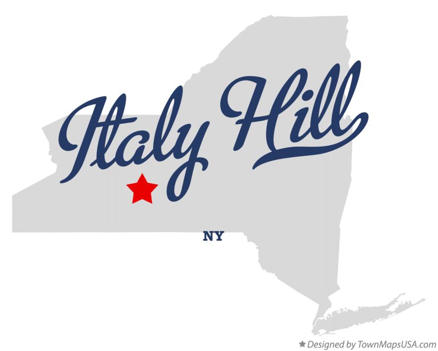 Map of Italy Hill New York NY