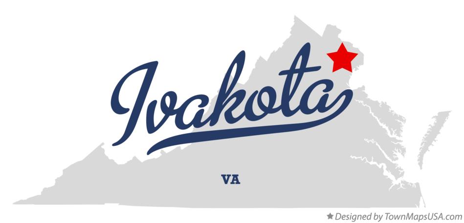 Map of Ivakota Virginia VA