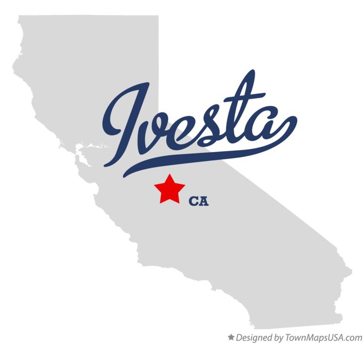 Map of Ivesta California CA