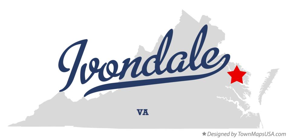 Map of Ivondale Virginia VA